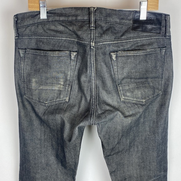 Fabric Brand & Co Jeans Mens 33 Japanese Selvedge Jeans Slim Fit Button Fly - Picture 8 of 16